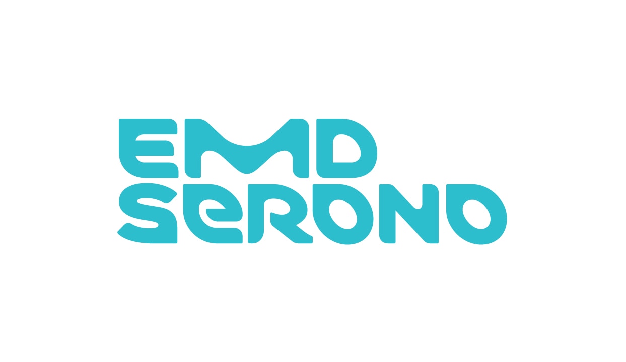 EMD Serono Corporate Logo in Cyan